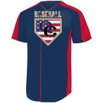 B3VP Youth Full-Button Baseball Jersey Thumbnail
