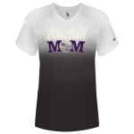 Women's V-Neck Ombre T-Shirt Thumbnail