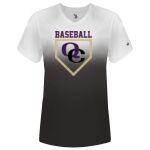 Women's V-Neck Ombre T-Shirt Thumbnail